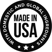 Made in USA with domestic and global imports